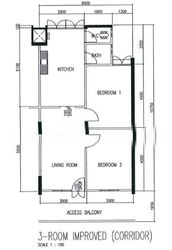 Blk 1 Tanjong Pagar Plaza (Bukit Merah), HDB 3 Rooms #566849381